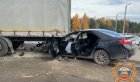 В Нижнеудинском районе в ДТП с большегрузом погибла 16-летняя пассажирка Toyota Camry (Видео)
