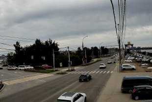 г.Иркутск, ул.Безбокова, вид на плотину ГЭС