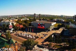 Вид на стадион "Труд" - ул. Дзержинского, 1