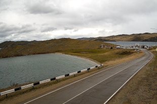 п.Сахюрта, Паромная переправа «МРС – остров Ольхон», в сторону парома