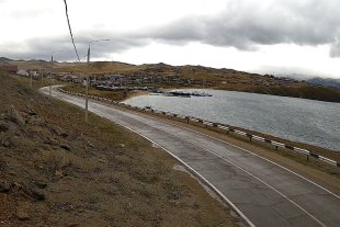 п.Сахюрта, Паромная переправа «МРС – остров Ольхон», в сторону МРС