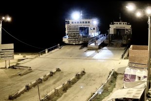 о.Ольхон, Паромная переправа «Остров Ольхон - МРС», в сторону МРС