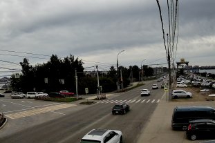 г.Иркутск, ул.Безбокова, вид на плотину ГЭС