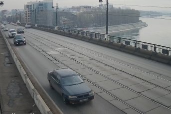 г.Иркутск, Глазковский мост, в сторону центра