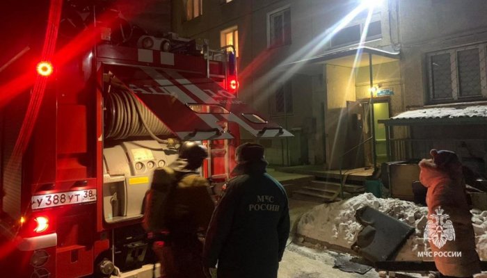 В Ангарске на пожаре погиб мужчина