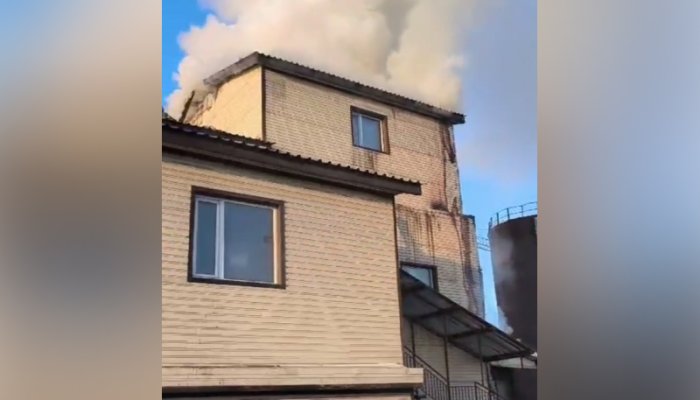 В Иркутске горело здание пивоварни
