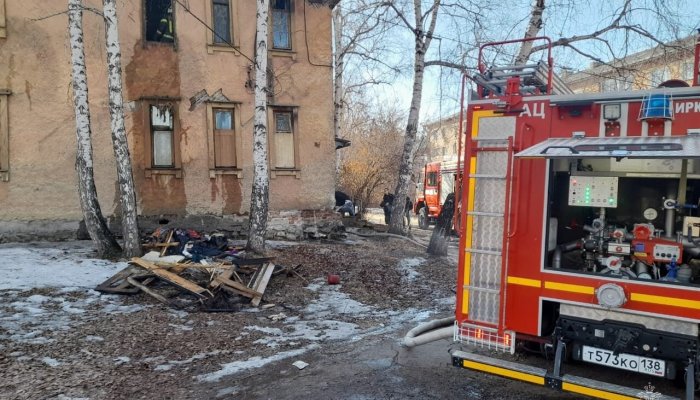 Мужчина погиб на пожаре  в Иркутске 25 марта