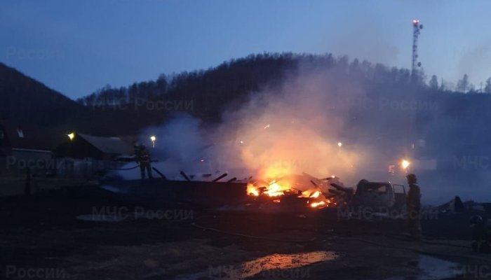 В Култуке на пожаре пострадала женщина