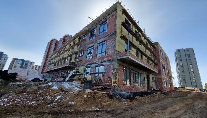 Детский сад в Нижней Лисихе готов почти на половину