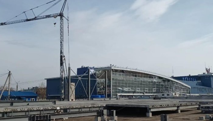 В иркутском аэропорту строят временный терминал прилета внутренних линий