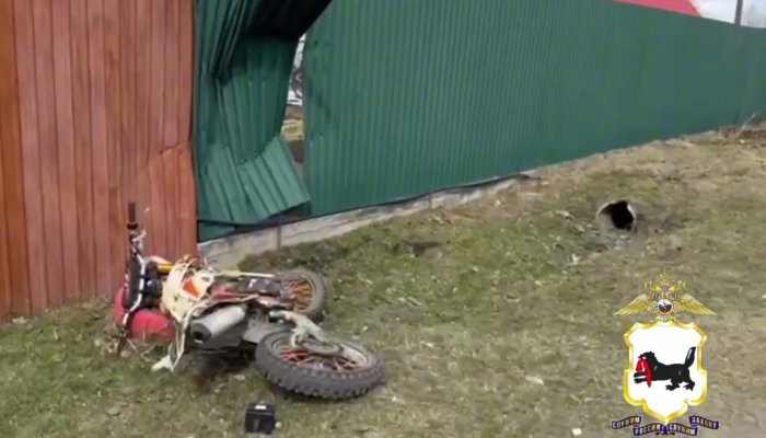 В Слюдянке юный мотоциклист устроил ДТП