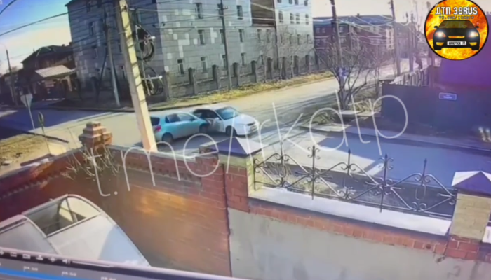 В Иркутске на Сарафановской произошло две аварии (Видео)