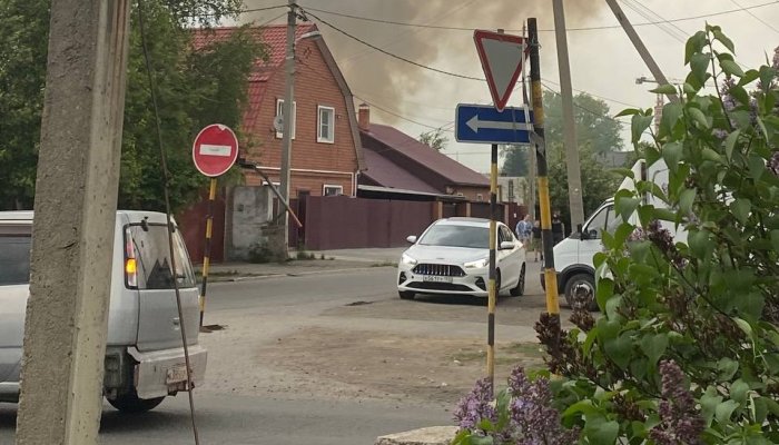 Три жилые дома горели в предместье Рабочее 26 мая