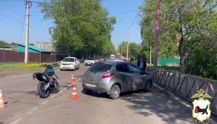 Мотоциклист пострадал в ДТП в Черемхове