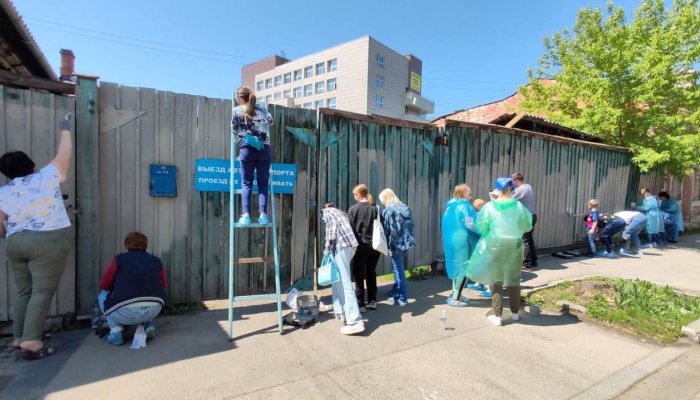 В Правобережном округе Иркутска прошла акция «Заборник»