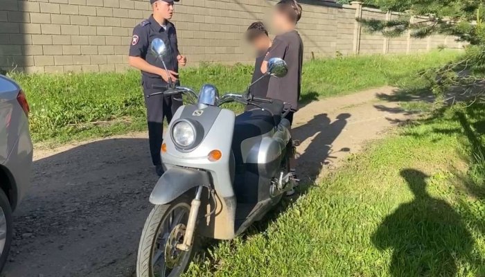 В Иркутском районе Госавтоинспекция выявляет несовершеннолетних мотоциклистов