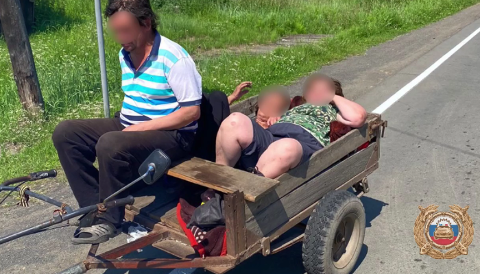 В Тулуне пьяный мужчина на мотоблоке попался полиции