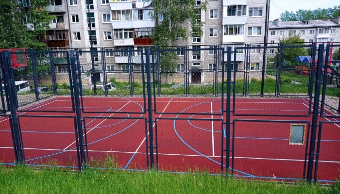 Спортивные площадки обустраивают в Иркутске
