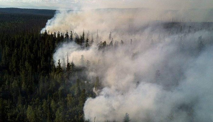 На северо-восток Иркутской области пришло сильное задымление из соседних регионов