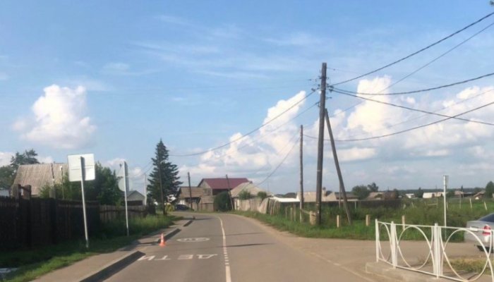 В Усольском районе женщина сбила велосипедиста