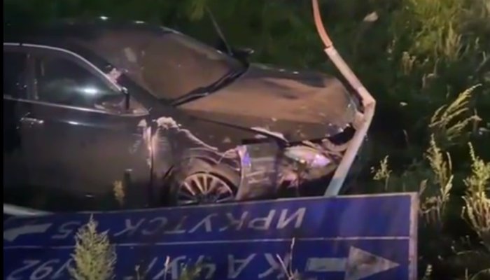В Усть-Ордынском пьяный водитель устроил погоню и ДТП