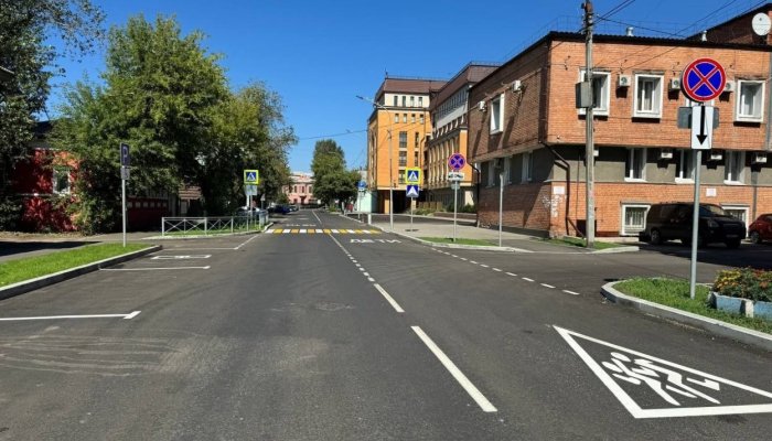 На Володарского, Пролетарской и в Спортивном переулке нанесли дорожную разметку