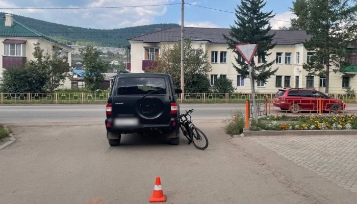 В Усть-Куте 10-летний велосипедист пострадал в ДТП
