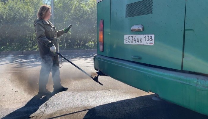 В Иркутске прошла проверка машин на токсичность выхлопных газов