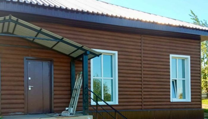 Капремонт Дома культуры в деревне Леонова Братского района практически закончен