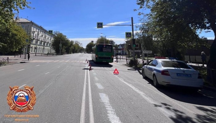 В Иркутске разыскивается водитель, спровоцировавший ДТП с автобусом