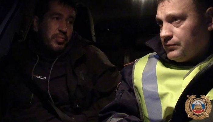 В Куйтуне пьяный лихач пообещал наложить проклятие на инспекторов ГИБДД (Видео)