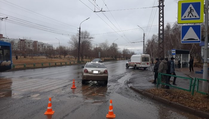 В Братске на пешеходном переходе сбили женщину
