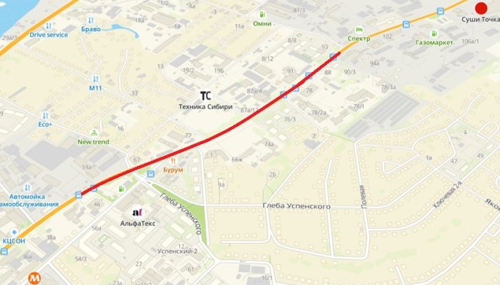 До конца июня на Рабочего Штаба в Иркутске сузят проезжую часть