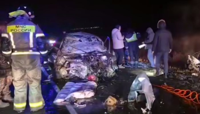 Мужчина и женщина погибли в лобовом столкновении на трассе в Куйтунском районе (Видео)
