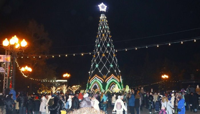 В Иркутске прошло открытие главной городской елки
