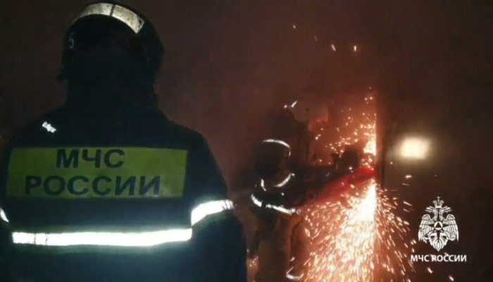 Крупный пожар произошел в Иркутске