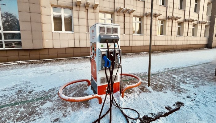 В 2024 году в Иркутской области появилось 20 зарядных станций для электромобиля