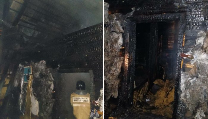 Отец и сын погибли на пожаре в Алзамае