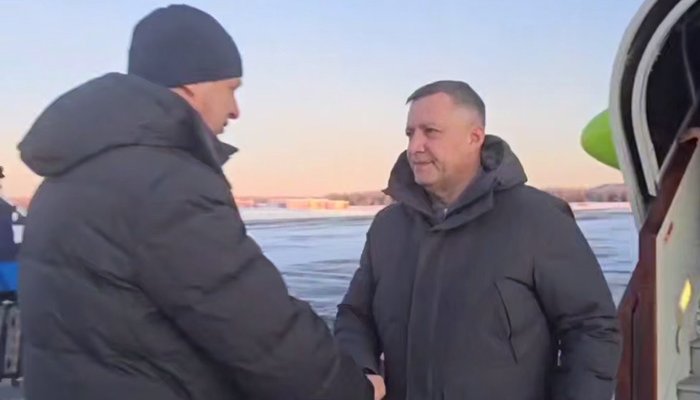 Кобзев прилетел в Братск