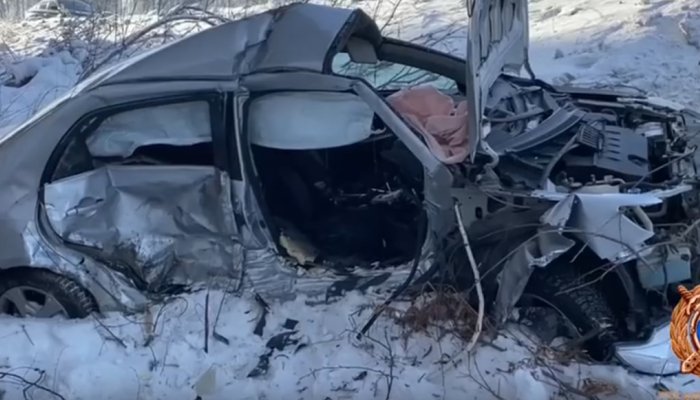 Два человека погибли в ДТП в Иркутском районе 29 января (Видео)