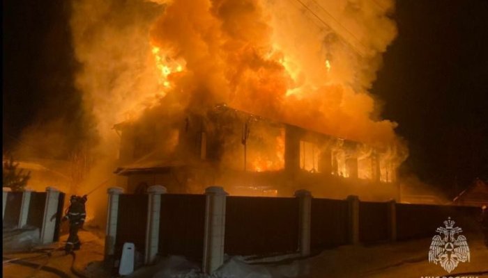 В Смоленщине собака спасла хозяев во время пожара
