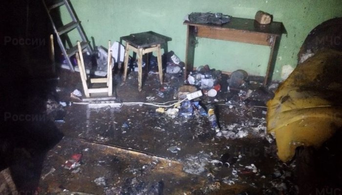 Сильные ожоги получил мужчина на пожаре в Иркутске