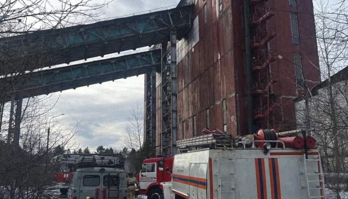 В Шелехове второй день тушат пожар на заводе