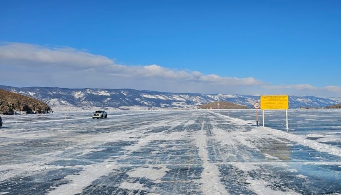 На Ольхоне открыта ледовая переправа