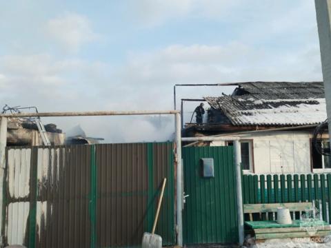 Пенсионерка пострадала на пожаре в Иркутском районе