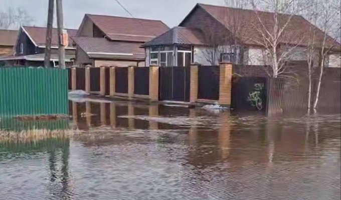 В сёлах под Иркутском талые воды затопили дворы и дома