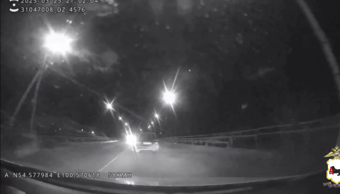 В Приангарье нетрезвый молодой лихач устроил погоню с полицией (Видео)