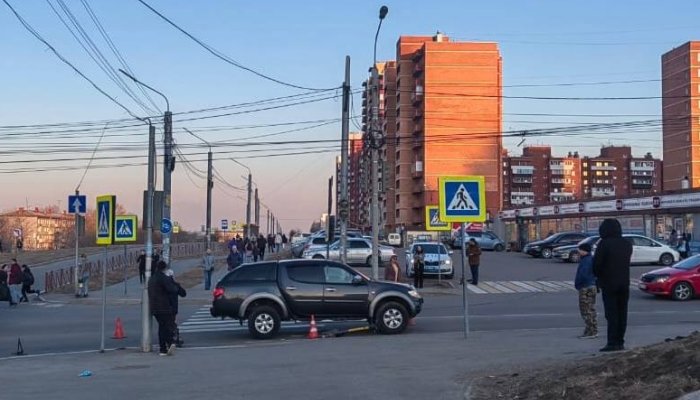 Самокатчика сбили на Баумана в Иркутске