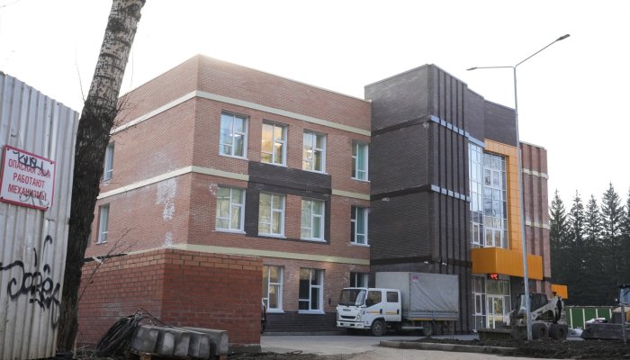 В Иркутске достраивают блок школы № 75
