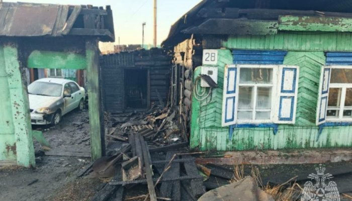 Мужчина пострадал на пожаре в Черемхове